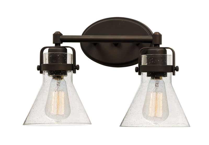 Maxim 26112CDOI/BUL Seafarer 2 Light Bath Vanity With Bulbs | Oil Rubbed Bronze