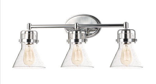 Maxim 26113CDPC/BUL Seafarer 3 Light Bath Vanity With Bulbs | Polished Chrome