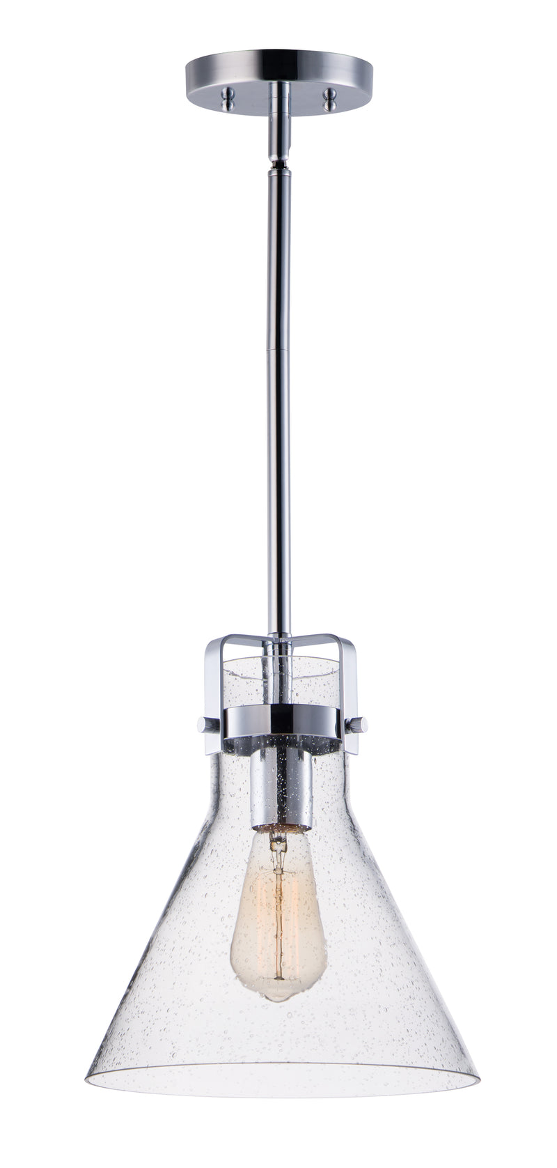 Maxim 26115CDPC/BUL Seafarer 1 Light Pendant With Bulb | Polished Chrome