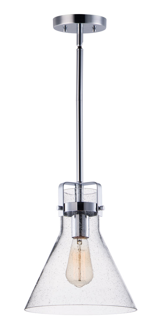 Maxim 26115CDPC/BUL Seafarer 1 Light Pendant With Bulb | Polished Chrome