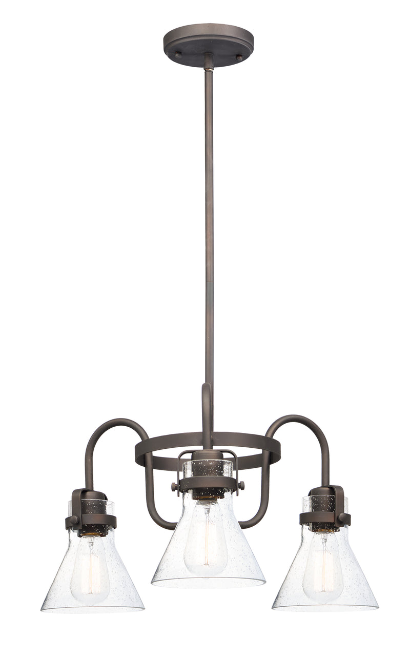 Maxim 26116CDOI Seafarer 3 Light Chandelier | Oil Rubbed Bronze