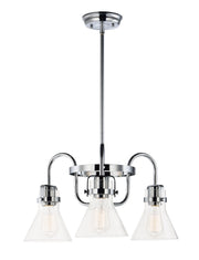 Maxim 26116CDPC Seafarer 3 Light Chandelier | Polished Chrome