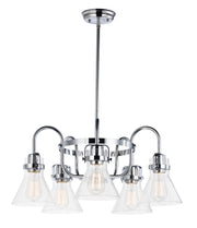 Maxim 26117CDPC Seafarer 5 Light Chandelier | Polished Chrome