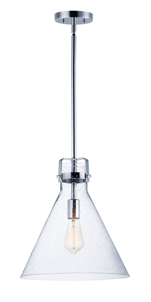 Maxim 26119CDPC/BUL Seafarer 1 Light Pendant with Bulb | Polished Chrome