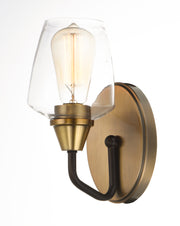 Maxim 26121CLBZAB Goblet 1 Light Wall Sconce | Bronze / Antique Brass