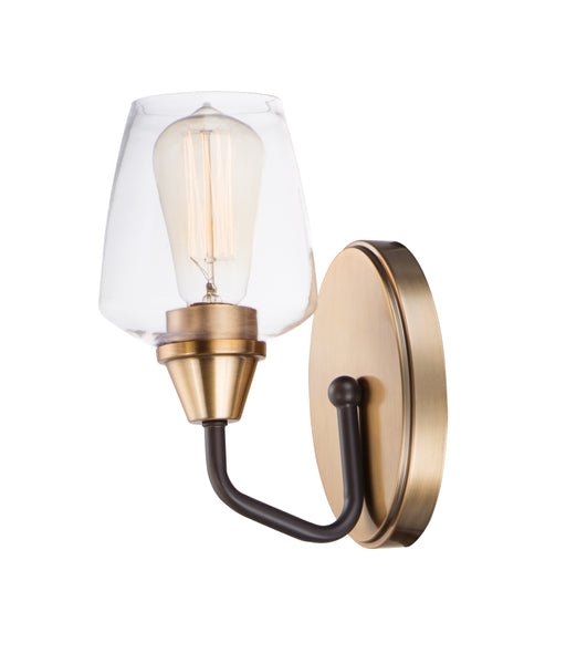 Maxim 26121CLBZAB Goblet 1 Light Wall Sconce | Bronze / Antique Brass
