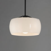 Maxim 26141WTBK Glazed Single Pendant | White / Black