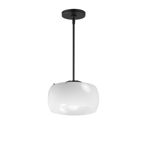Maxim 26141WTBK Glazed Single Pendant | White / Black