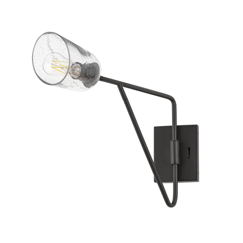 Maxim 26261SSDBZ Keppe Swing Arm Wall Sconce | Dark Bronze