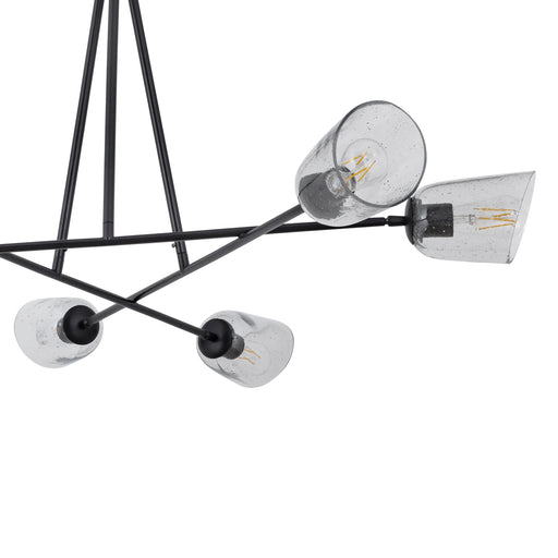 Maxim 26266SSDBZ Keppe 6 Light Chandelier | Dark Bronze
