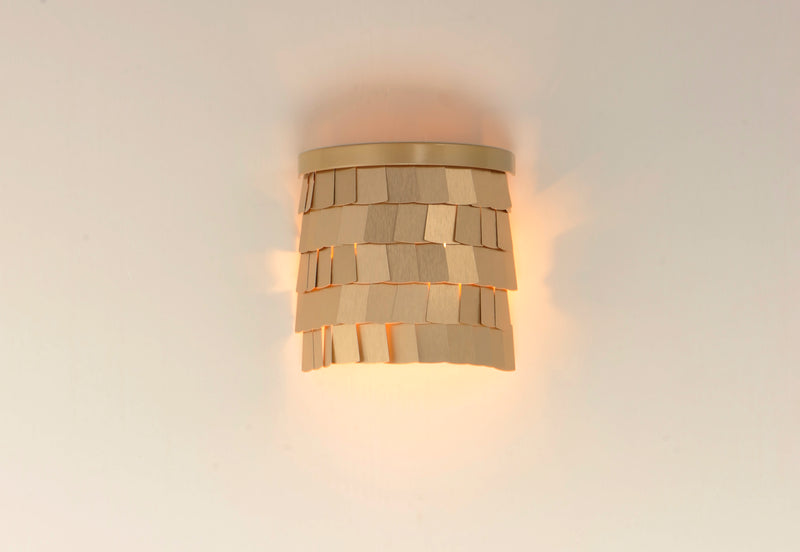 Maxim 26362CHPGLD Glamour 2 Light Wall Sconce | Champagne / Gold
