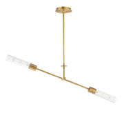 Maxim 26372CLNAB Equilibrium 2 Light LED Pendant | Natural Aged Brass