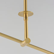 Maxim 26372CLNAB Equilibrium 2 Light LED Pendant | Natural Aged Brass