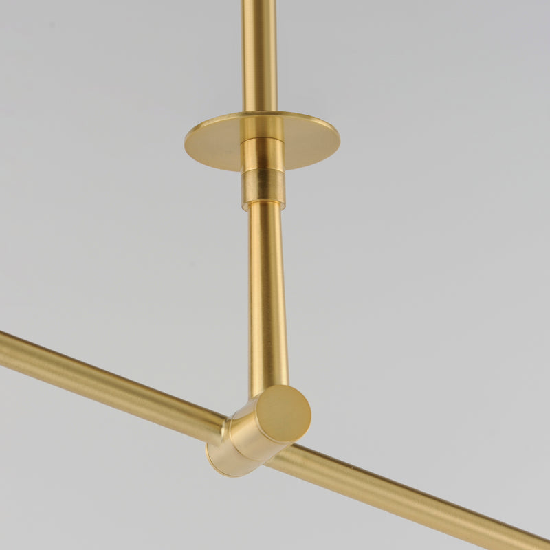 Maxim 26372CLNAB Equilibrium 2 Light LED Pendant | Natural Aged Brass