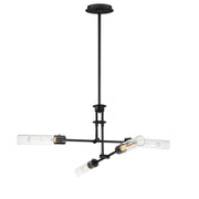 Maxim 26374CLBK Equilibrium 4 Light LED Flush Mount Convertible | Black