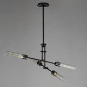 Maxim 26374CLBK Equilibrium 4 Light LED Flush Mount Convertible | Black