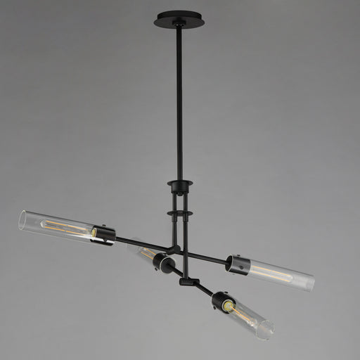 Maxim 26374CLBK Equilibrium 4 Light LED Flush Mount Convertible | Black