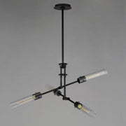 Maxim 26374CLBK Equilibrium 4 Light LED Flush Mount Convertible | Black