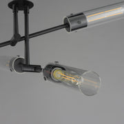Maxim 26374CLBK Equilibrium 4 Light LED Flush Mount Convertible | Black