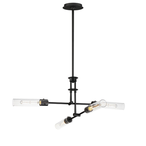 Maxim 26374CLBK Equilibrium 4 Light LED Flush Mount Convertible | Black