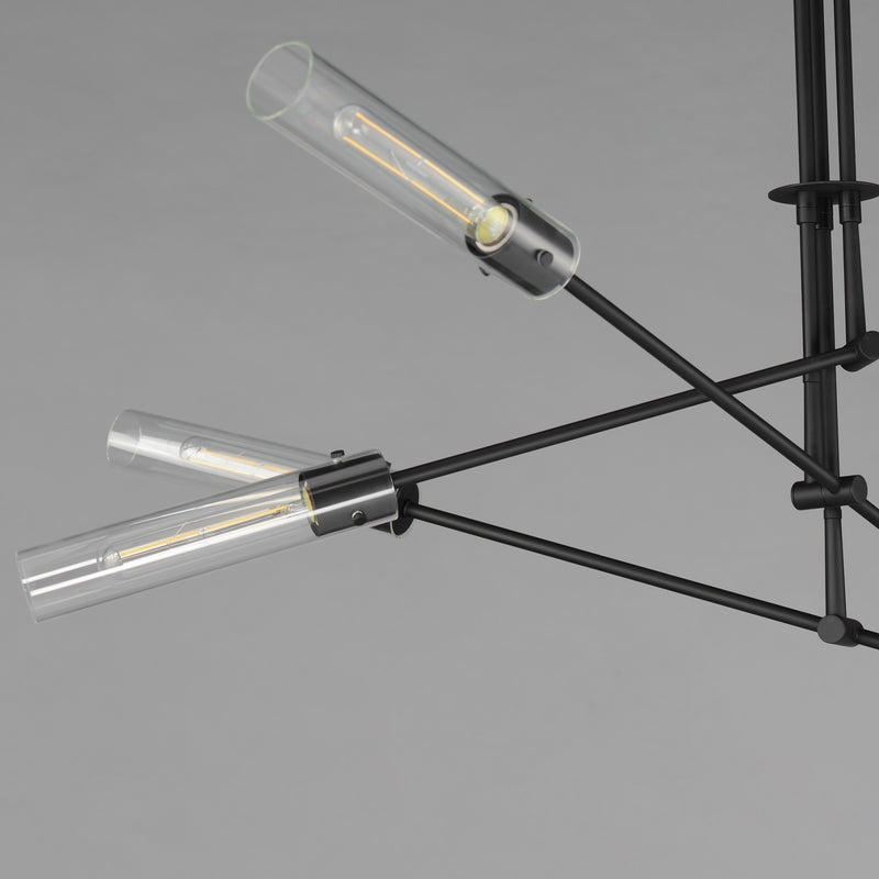Maxim 26376CLBK Equilibrium 6 Light LED Pendant | Black