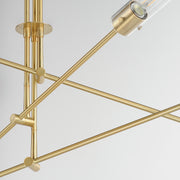Maxim 26376CLNAB Equilibrium 6 Light LED Pendant | Natural Aged Brass
