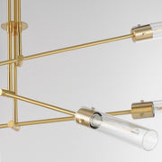 Maxim 26376CLNAB Equilibrium 6 Light LED Pendant | Natural Aged Brass