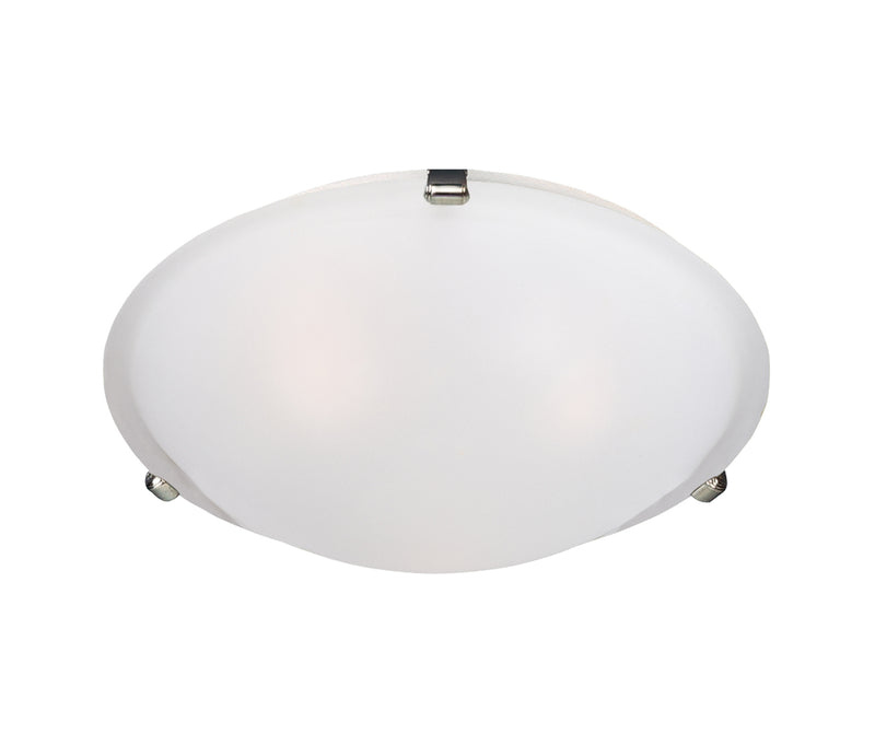 Maxim 2680FTSN Malaga 2 Light Flush Mount | Satin Nickel
