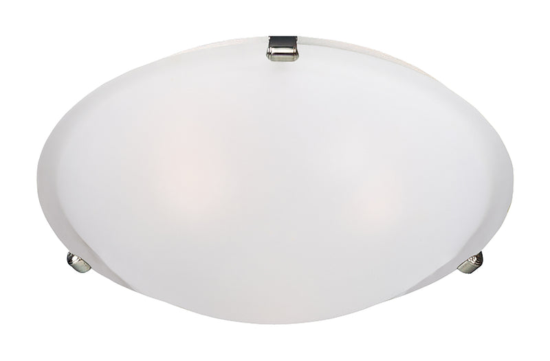 Maxim 2681FTSN Malaga 3 Light Flush Mount | Satin Nickel