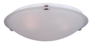 Maxim 2681FTSN Malaga 3 Light Flush Mount | Satin Nickel