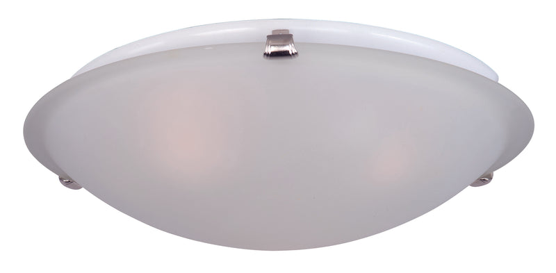 Maxim 2681FTSN Malaga 3 Light Flush Mount | Satin Nickel
