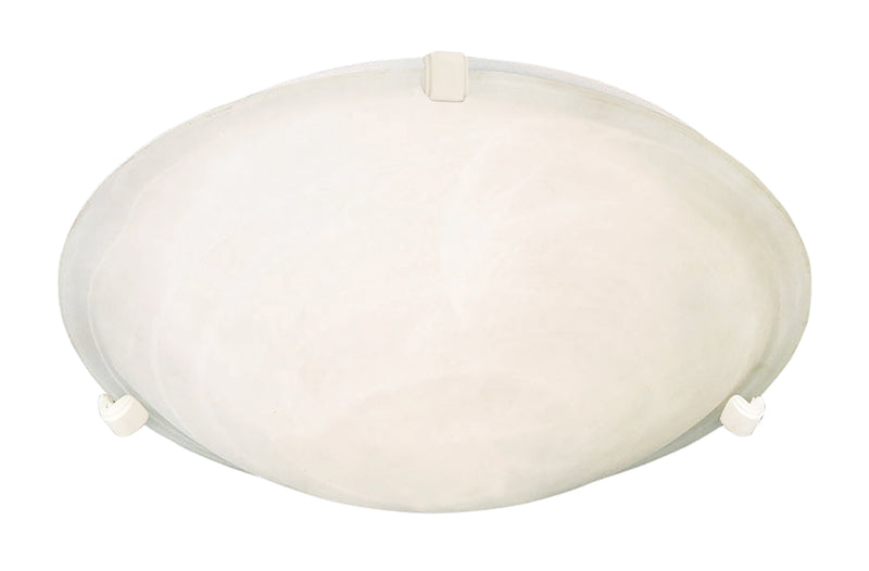Maxim 2681MRWT Malaga 3 Light Flush Mount | White