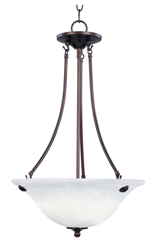 Maxim 2682MROI Malaga 3 Light Invert Bowl Pendant | Oil Rubbed Bronze