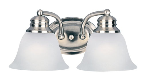Maxim 2687FTSN Malaga 2 Light Bath Vanity | Satin Nickel