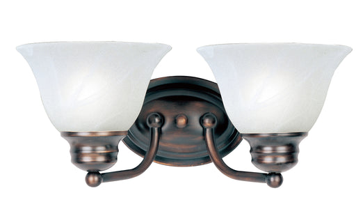 Maxim 2687MROI Malaga 2 Light Bath Vanity | Oil Rubbed Bronze