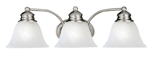 Maxim 2688MRSN Malaga 3 Light Bath Vanity | Satin Nickel