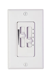 Modern Fan Company Ball LED 52" Gloss White Ceiling Fan with Maple Blades and Wall Control - ALCOVE LIGHTING