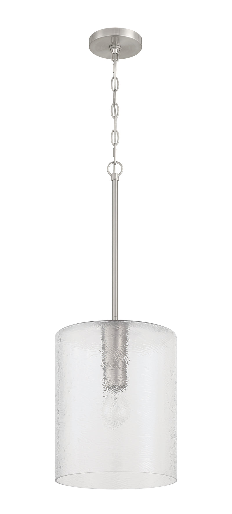 Craftmade 60292-BNK Lyndsey 1 Light Pendant -Brushed Polished Nickel