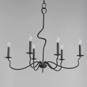 Maxim 27706BO Padrona 6 Light Chandelier | Black Oxide