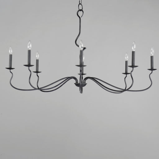 Maxim 27708BO Padrona 8 Light Chandelier | Black Oxide