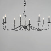 Maxim 27708BO Padrona 8 Light Chandelier | Black Oxide