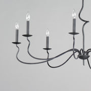 Maxim 27708BO Padrona 8 Light Chandelier | Black Oxide