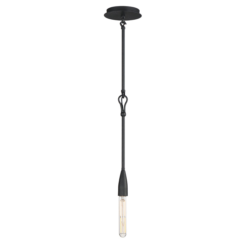Maxim 27711AR Pioneer 1 Light Pendant | Anthracite