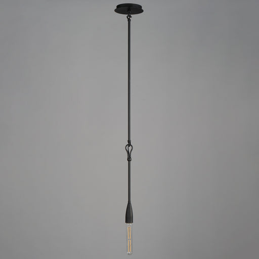 Maxim 27711AR Pioneer 1 Light Pendant | Anthracite