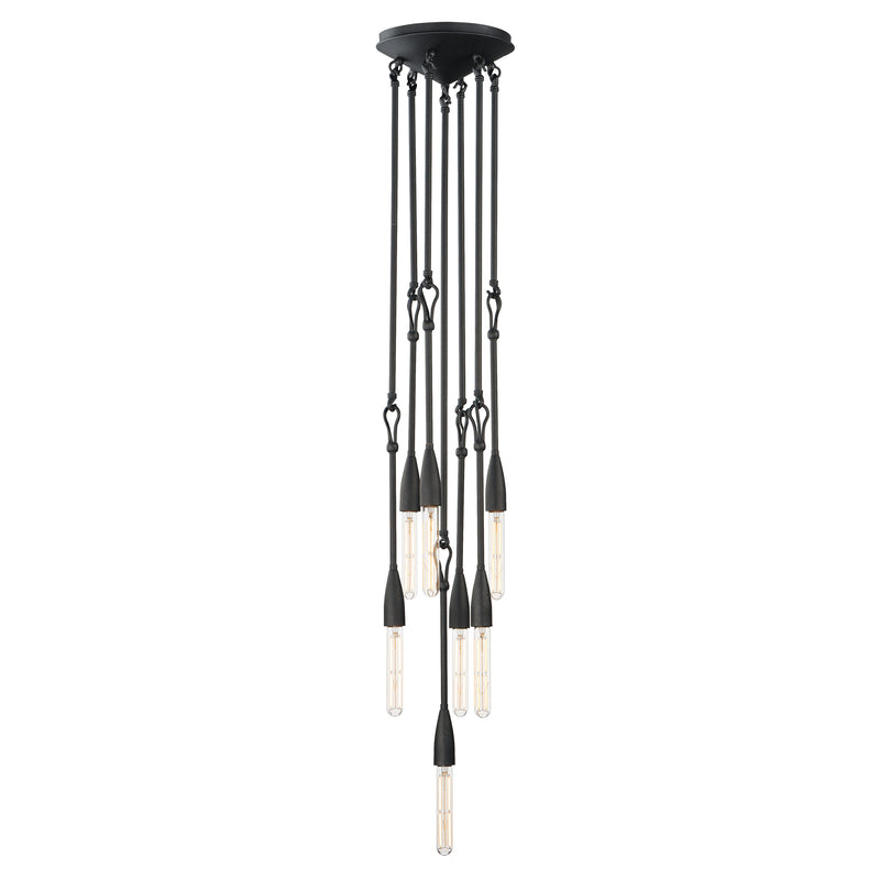 Maxim 27716AR Pioneer 7 Light Pendant | Anthracite
