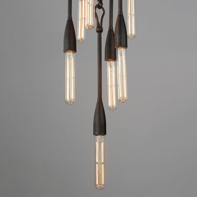 Maxim 27716AR Pioneer 7 Light Pendant | Anthracite