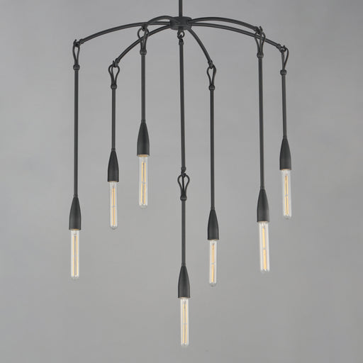Maxim 27718AR Pioneer 7 Light Chandelier | Anthracite