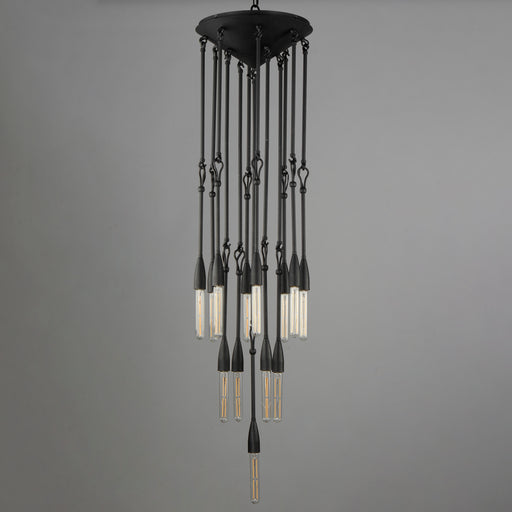 Maxim 27719AR Pioneer 13 Light Pendant | Anthracite
