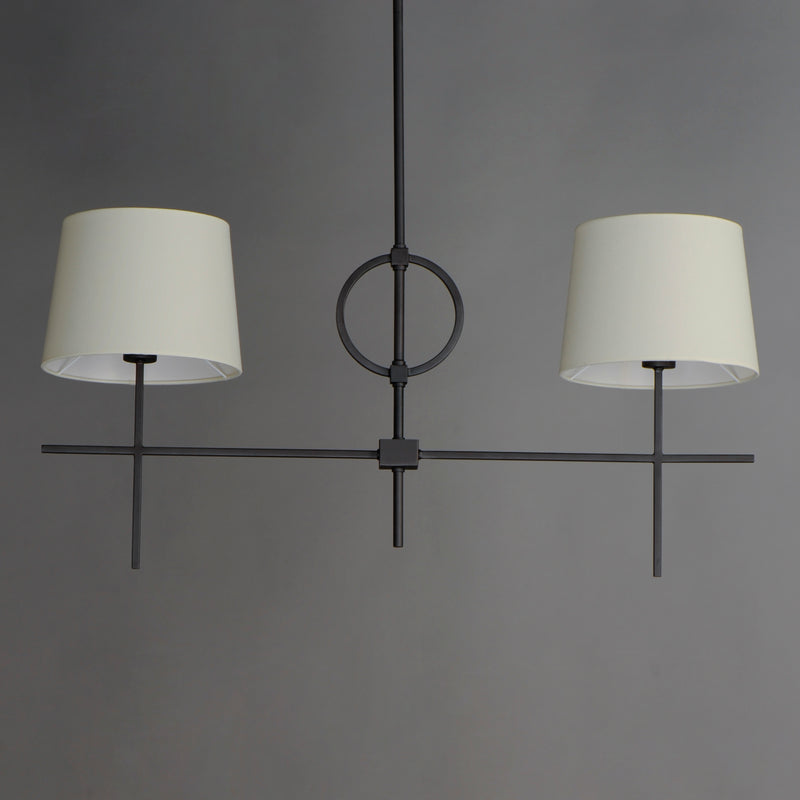 Maxim 27722OFCHL Paoli 2 Light Pendant | Charcoal Bronze