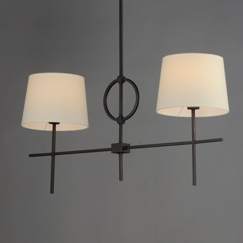 Maxim 27722OFCHL Paoli 2 Light Pendant | Charcoal Bronze